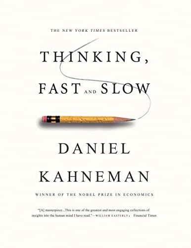 Thinking, Fast and Slow by Daniel Kahneman — book cover