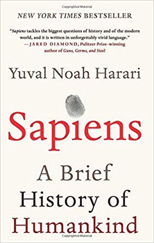 Sapiens: A Brief History of Humankind by Yuval Noah Harari — book cover